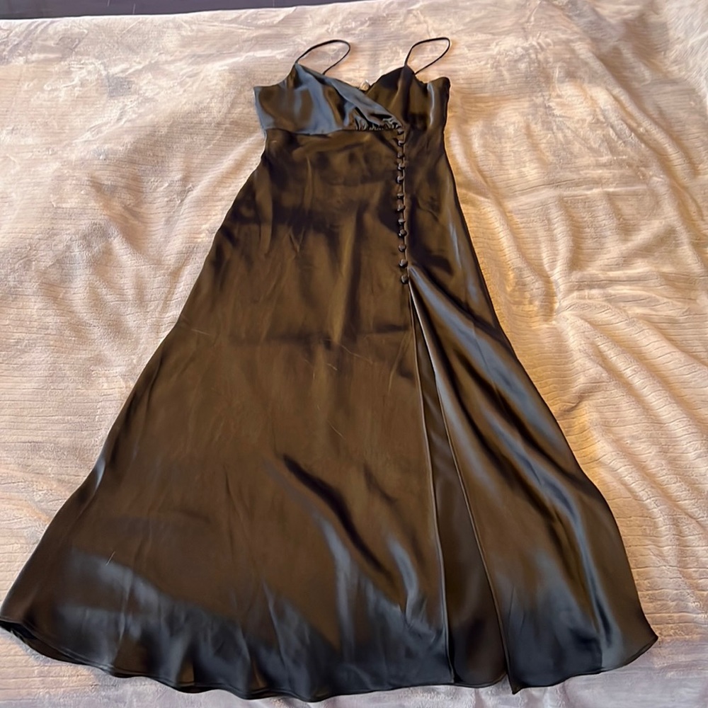 Black silk Zara dress